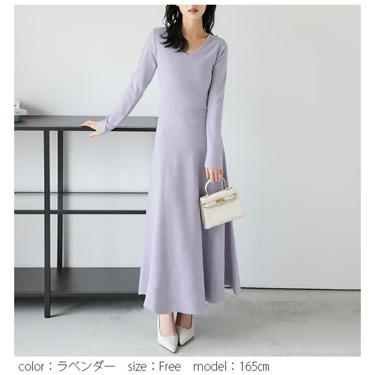 ワンピース ニットワンピ 前後2way[品番：SGBW0002051]｜SUGAR
