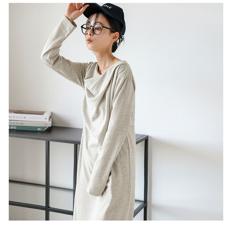 ワンピース ドレープ 大人カジュアル | SUGAR BISKET | 詳細画像6 