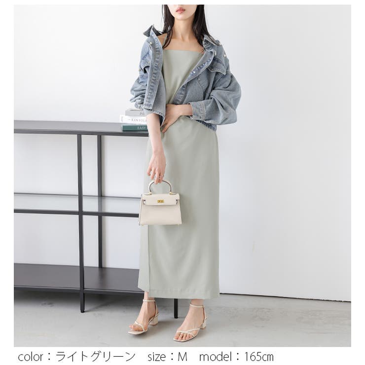 セール】ドットティアードキャミワンピース（ワンピース