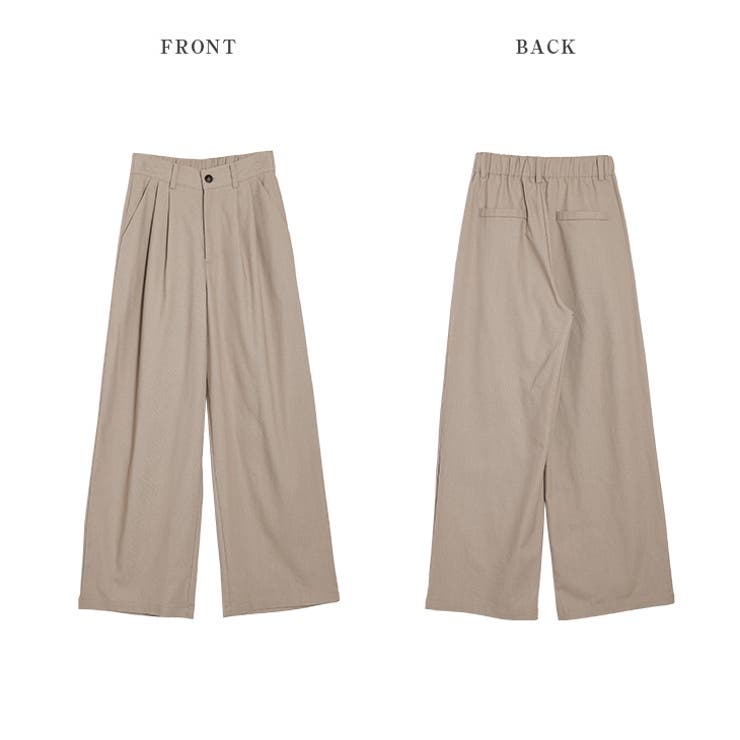 ストレートパンツ タックワイドパンツ ツータック | SUGAR BISKET | 詳細画像14 