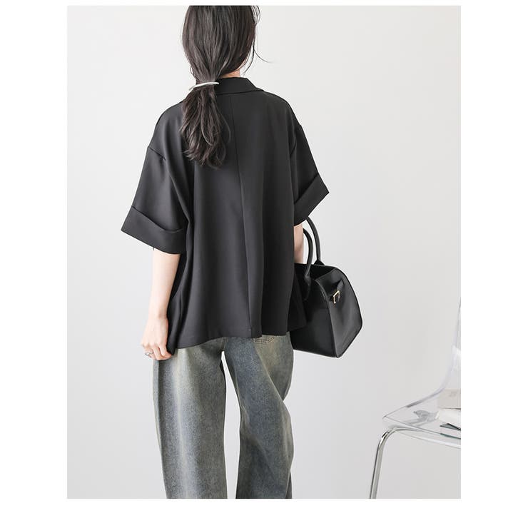 ハーフスリーブジャケット ブラック JOURNAL STANDARD（ジャーナルスタンダード）の「ウェザーハーフ
