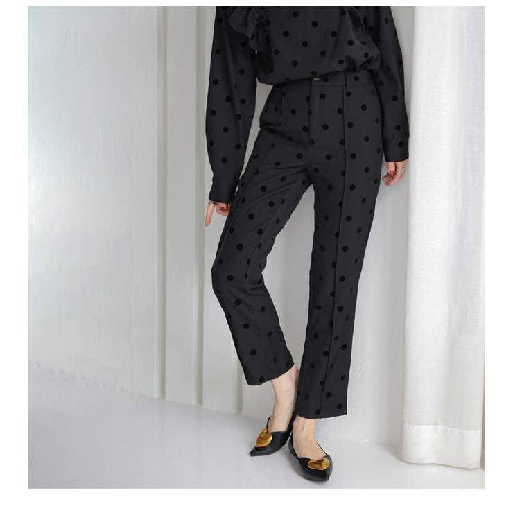 フロッキードットセットアップ セットアイテム ドット柄[品番