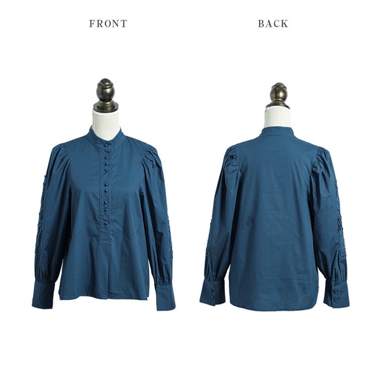 レース袖ブラウス ぽわん袖 ボリュームスリーブ | SUGAR BISKET | 詳細画像14 