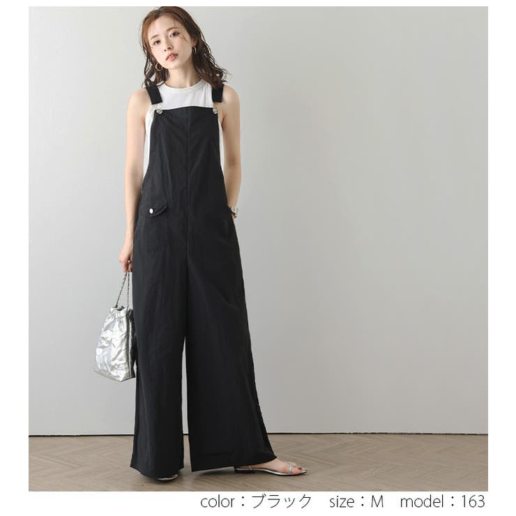 OHGA サロペット ブラックSサイズ THREE SQUARE]スカラップサロペット | KOBUNSHA SELECT SHOP