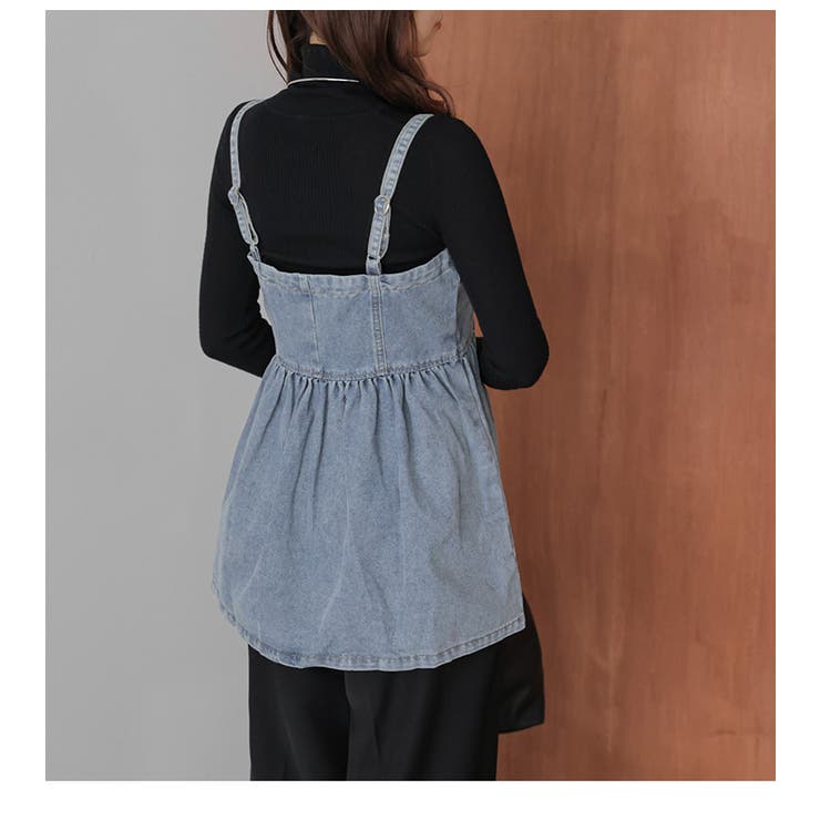 ペプラム キャミソール デニム | SUGAR BISKET | 詳細画像6 