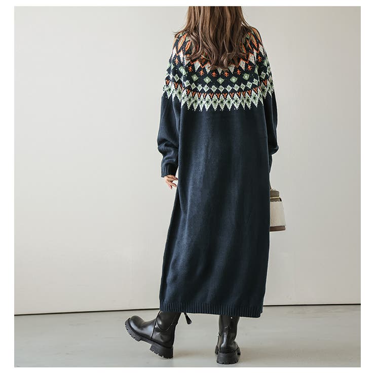 100％安い ワンピース冬 ニットワンピース[品番：SGBW0000978 ニット Mサイズ