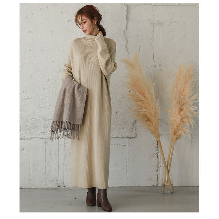 リブ ニットワンピース ロング 品番 Sgbw Sugar Bisket シュガービスケット のレディースファッション通販 Shoplist ショップリスト