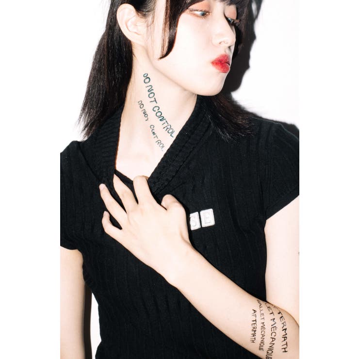 Y2K 英字 タトゥーシール ストリート 韓国 モード Y2K サイバー 文字 | U2FCA | 詳細画像2