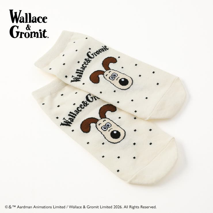 【ウォレスとグルミット】スニーカー丈ソックス | SUKENO【WOMEN】 | 詳細画像2 