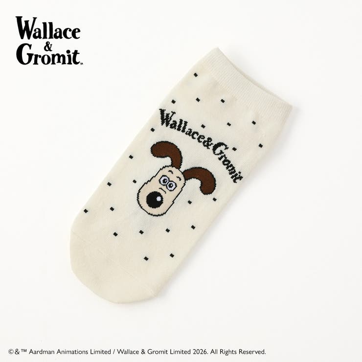 【ウォレスとグルミット】スニーカー丈ソックス | SUKENO【WOMEN】 | 詳細画像3 