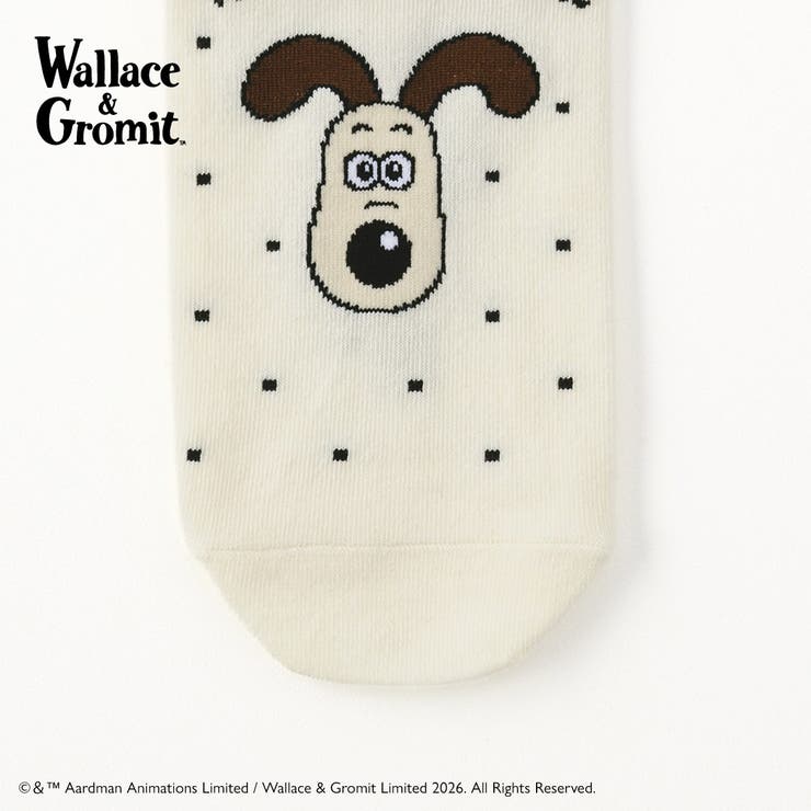 【ウォレスとグルミット】スニーカー丈ソックス | SUKENO【WOMEN】 | 詳細画像6 