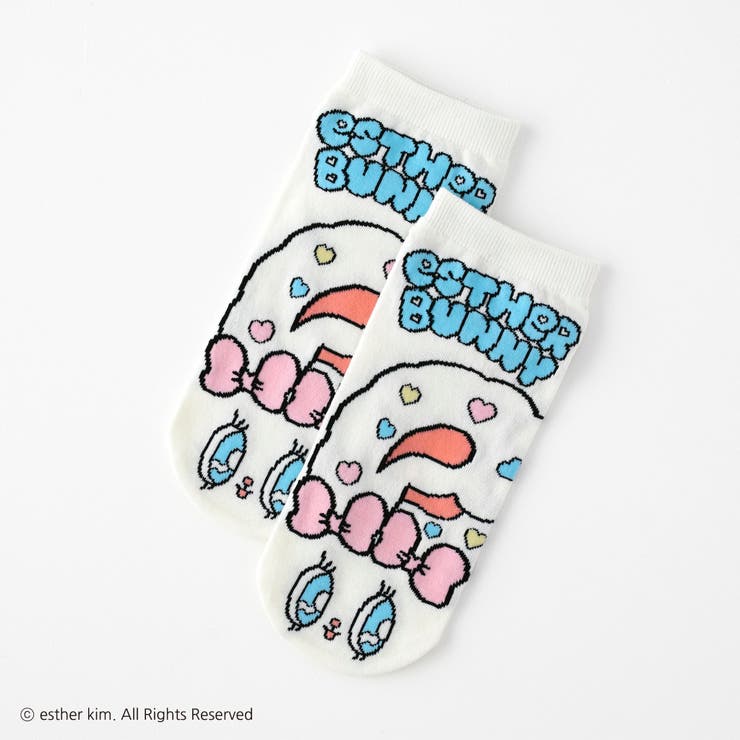 【エスターバニー】バニーハートスニーカー丈ソックス | SUKENO【WOMEN】 | 詳細画像3 