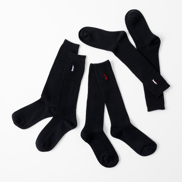 【EASTBOY】32cm丈ワンポイント紺ソックス | SUKENO【WOMEN】 | 詳細画像6 