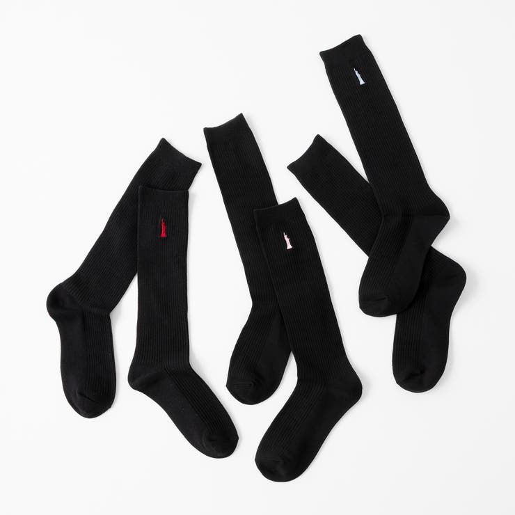 【EASTBOY】32cm丈ワンポイント黒ソックス | SUKENO【WOMEN】 | 詳細画像6 