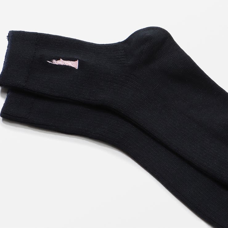 【EASTBOY】13cm丈ワンポイント紺ソックス（2P） | SUKENO【WOMEN】 | 詳細画像2 