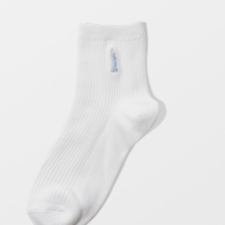 【EASTBOY】13cm丈ワンポイント白ソックス（2P） | SUKENO【WOMEN】 | 詳細画像3 