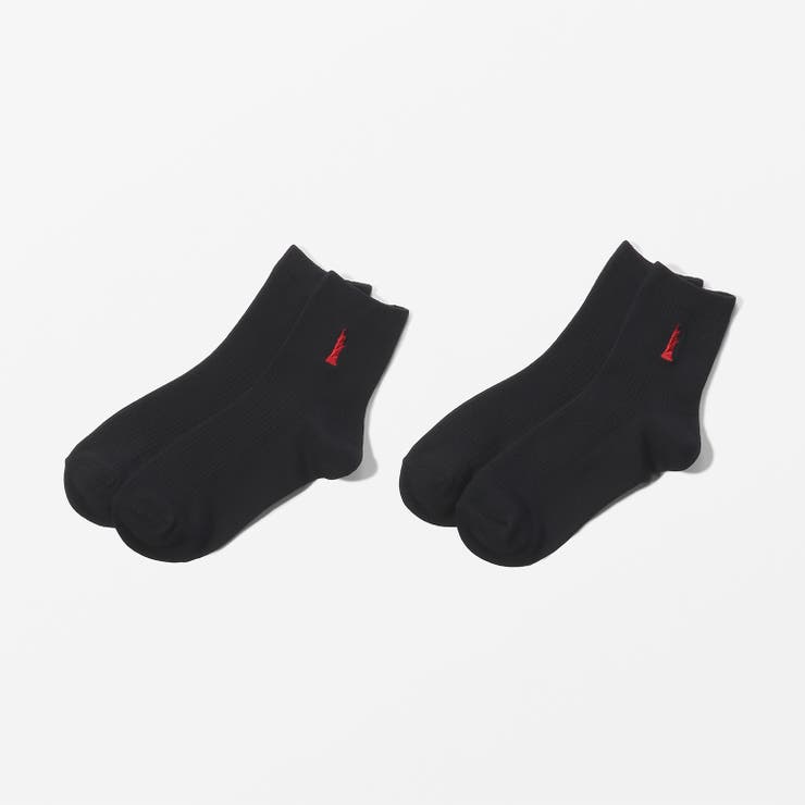 【EASTBOY】13cm丈ワンポイント黒ソックス（2P） | SUKENO【WOMEN】 | 詳細画像5 