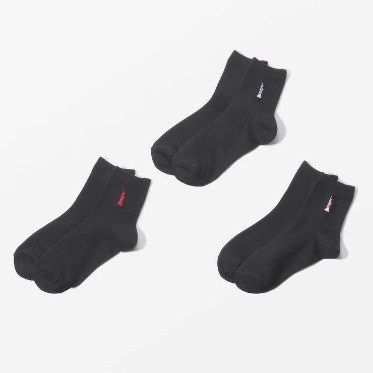 【EASTBOY】13cm丈ワンポイント黒ソックス（2P） | SUKENO【WOMEN】 | 詳細画像8 