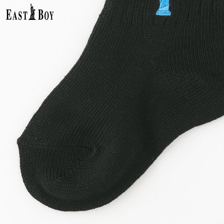 EASTBOY】キッズ畔リブクルーソックス[品番：SUKE0009551
