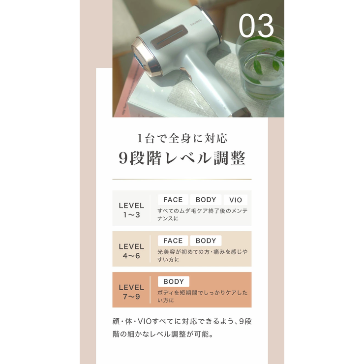 光美容機 ムダ毛処理 IPL | Sokaiteki Shoplist公式 | 詳細画像8 