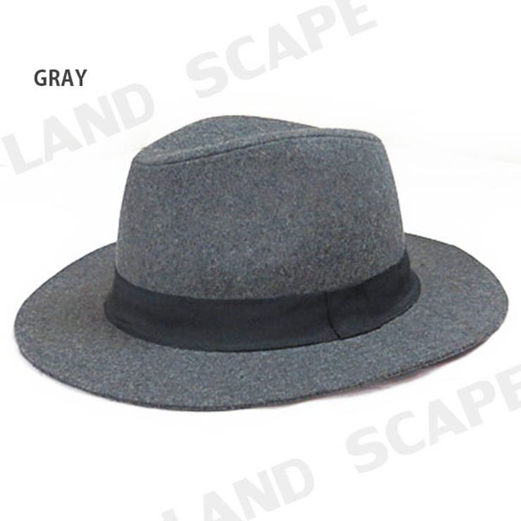 Lサイズ【大きいサイズ】シンプルスタイルフェドラ中折れ ハット 大きい | SUNY PLACE  | 詳細画像4 