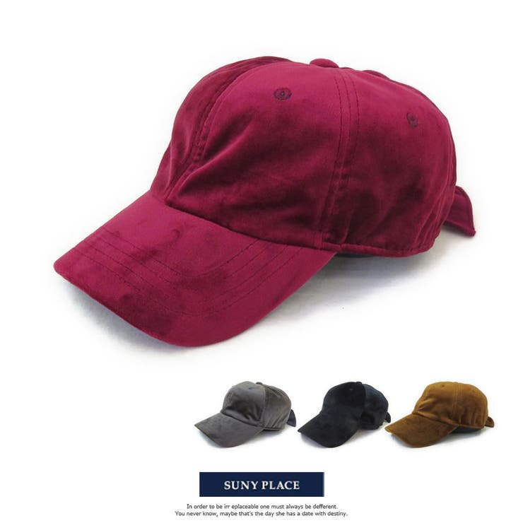 ベロアバックリボンキャップ | SUNY PLACE  | 詳細画像1 