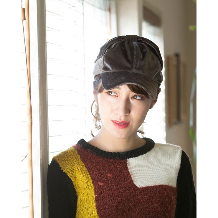 ベロアトップリボンキャップ | SUNY PLACE  | 詳細画像2 