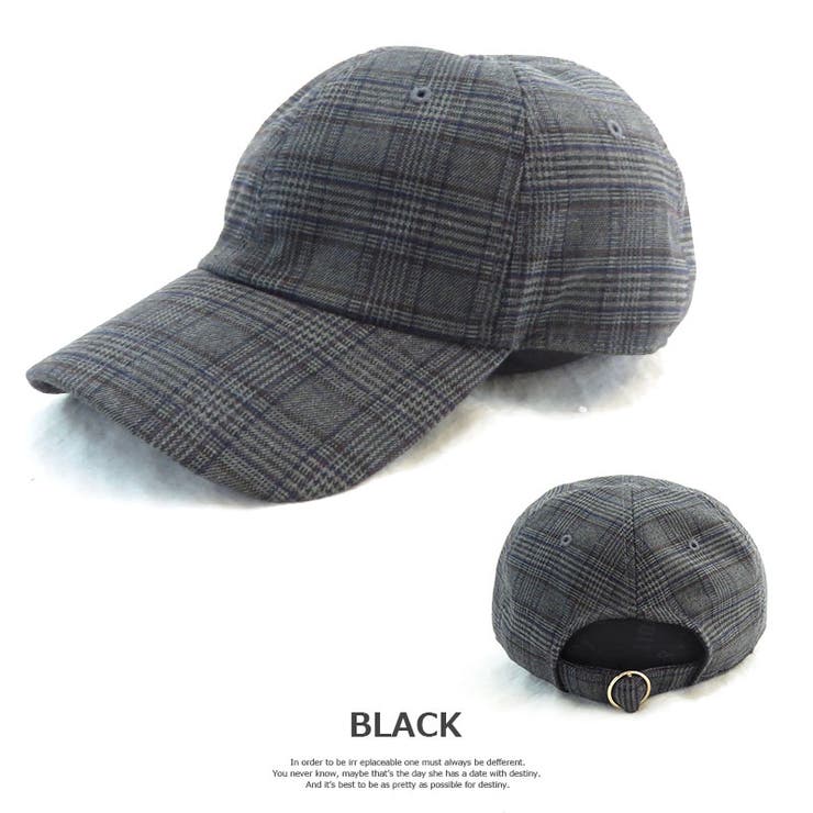 グレンチェックローキャップ | SUNY PLACE  | 詳細画像2 