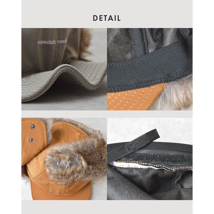 フロント刺繍アビエーター フライトキャップ パイロットキャップ | SUNY PLACE  | 詳細画像10 