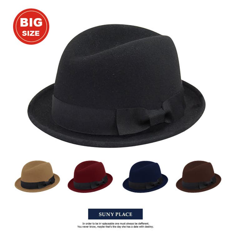 BIG SIZE フェルトマニッシュHAT | SUNY PLACE  | 詳細画像1 