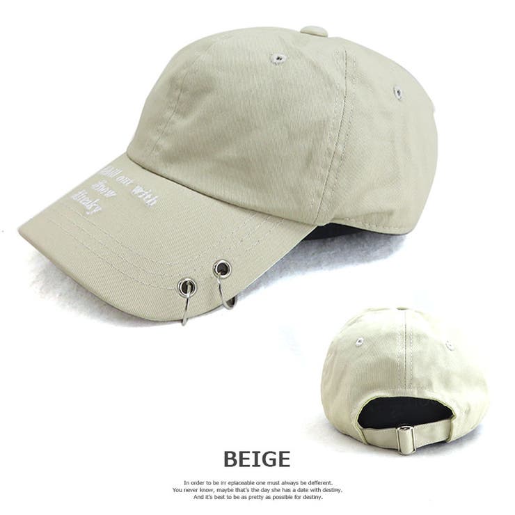 帽子 ロゴ刺繍リングCAP ローキャップ | SUNY PLACE  | 詳細画像4 