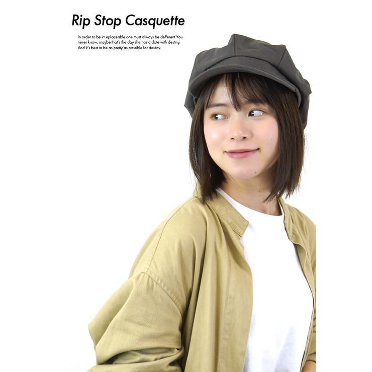 キャスケット帽子レディースキッズUVカットサイズ調整折りたためる日よけ小顔効果UPFカットアウトドアハイキング散歩飛ばない花粉症対策リップストップキャスVS11-005