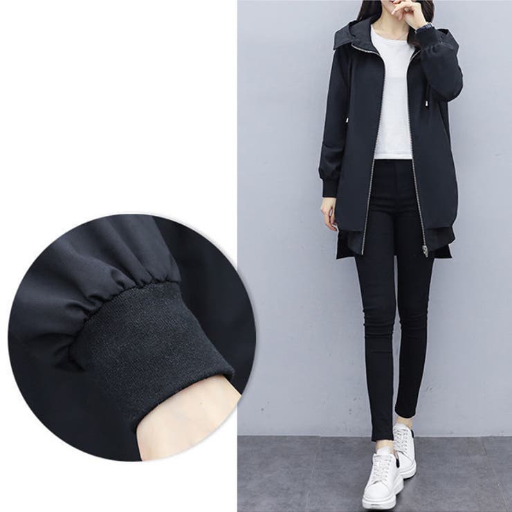 ジャケット ブルゾン ロングパーカー 秋 秋服 BHOU001-1[品番：XO000004328]｜SVEC WOMEN（シュベックウーマン）の レディースファッション通販｜SHOPLIST（ショップリスト）