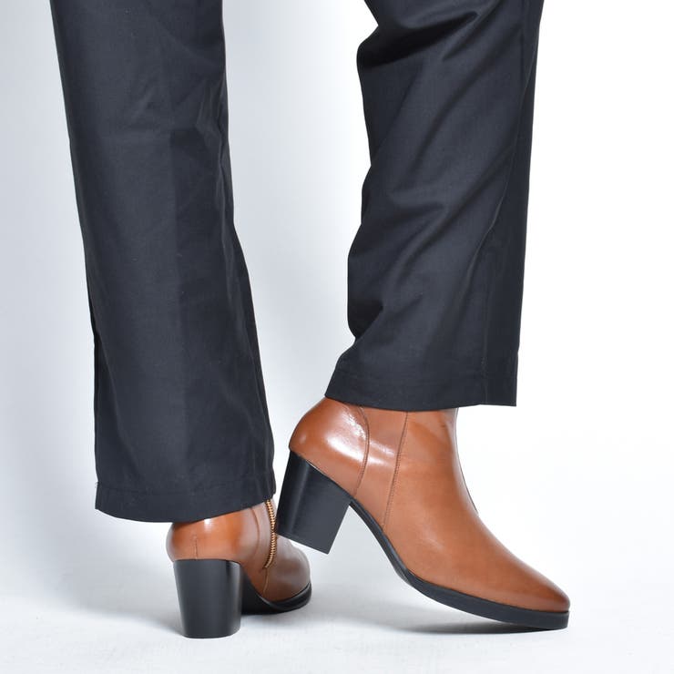 プラットフォーム レザー ハイヒールブーツ / ショートブーツ | SVEC | 詳細画像22 