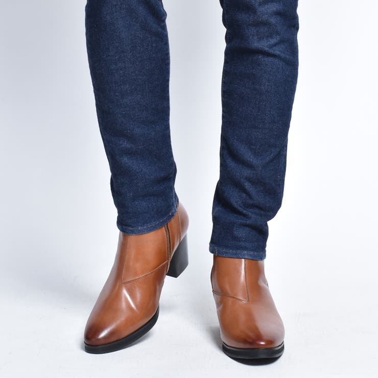 プラットフォーム レザー ハイヒールブーツ / ショートブーツ | SVEC | 詳細画像24 