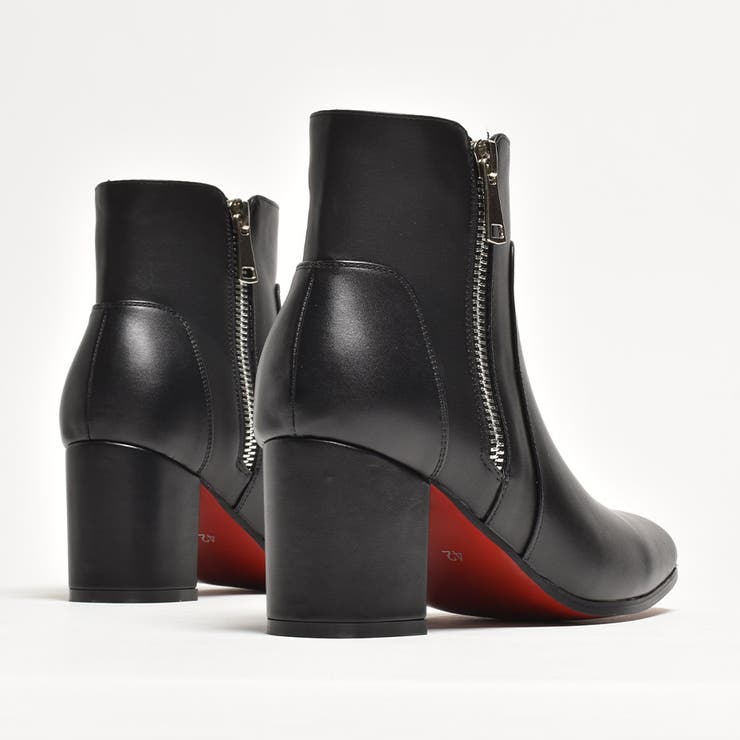 ダブル メタルジップ ヒールブーツ / ハイヒール | SVEC | 詳細画像6 