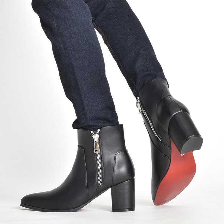 ダブル メタルジップ ヒールブーツ / ハイヒール | SVEC | 詳細画像18 