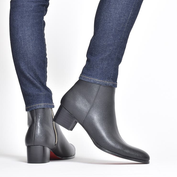 ゴールドジップ ヒールブーツ / ハイヒール | SVEC | 詳細画像12 