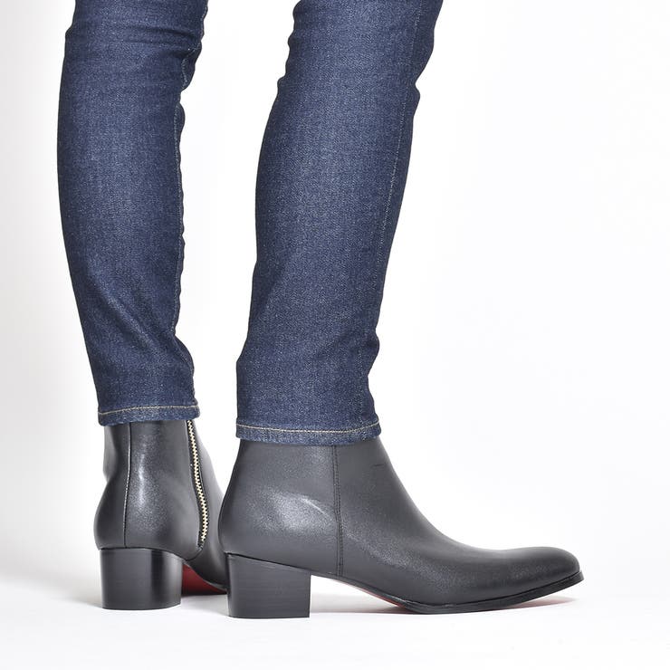 ゴールドジップ ヒールブーツ / ハイヒール | SVEC | 詳細画像13 