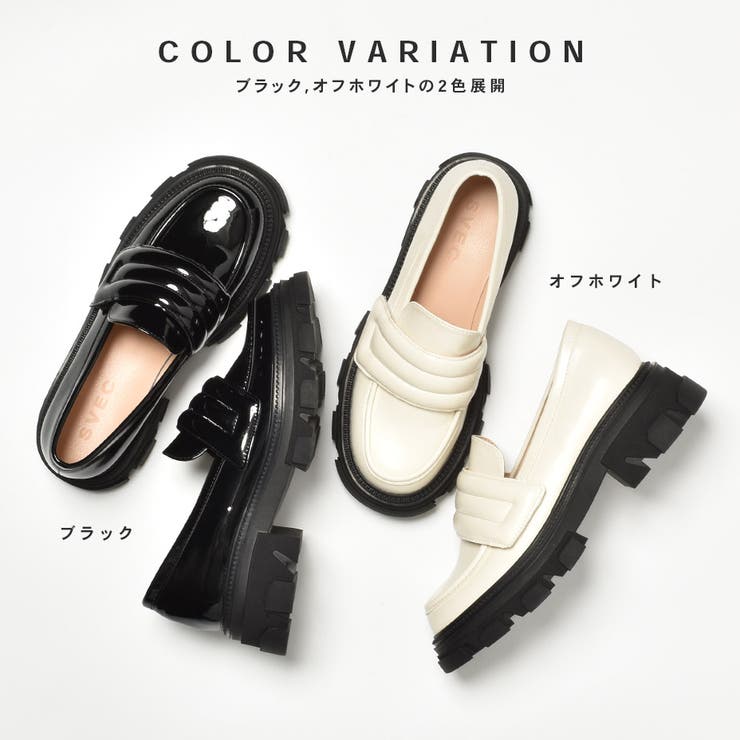 チャンキーソール ベルクロ コインローファー | SVEC | 詳細画像9 