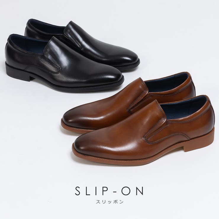 プレーントゥ スリッポン ドレスシューズ | SVEC | 詳細画像1 