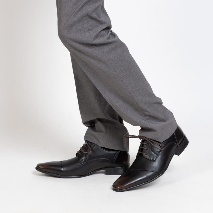 かかとが踏める 2way オブリークトゥ ビジネスシューズ / レースアップ | SVEC | 詳細画像14 