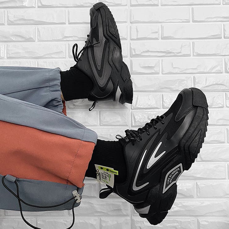 スニーカー メンズ 黒 白 厚底 Nss361 14 品番 Xo Svec シュベック のメンズ ファッション通販 Shoplist ショップリスト