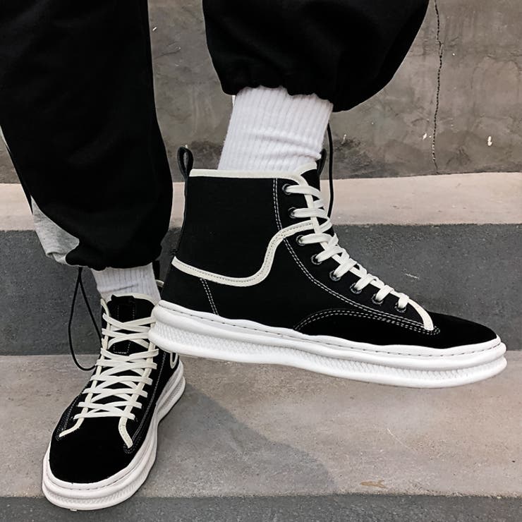 ハイカットスニーカー メンズ キャンバス Nss369 17 品番 Xo Svec シュベック のメンズ ファッション通販 Shoplist ショップリスト