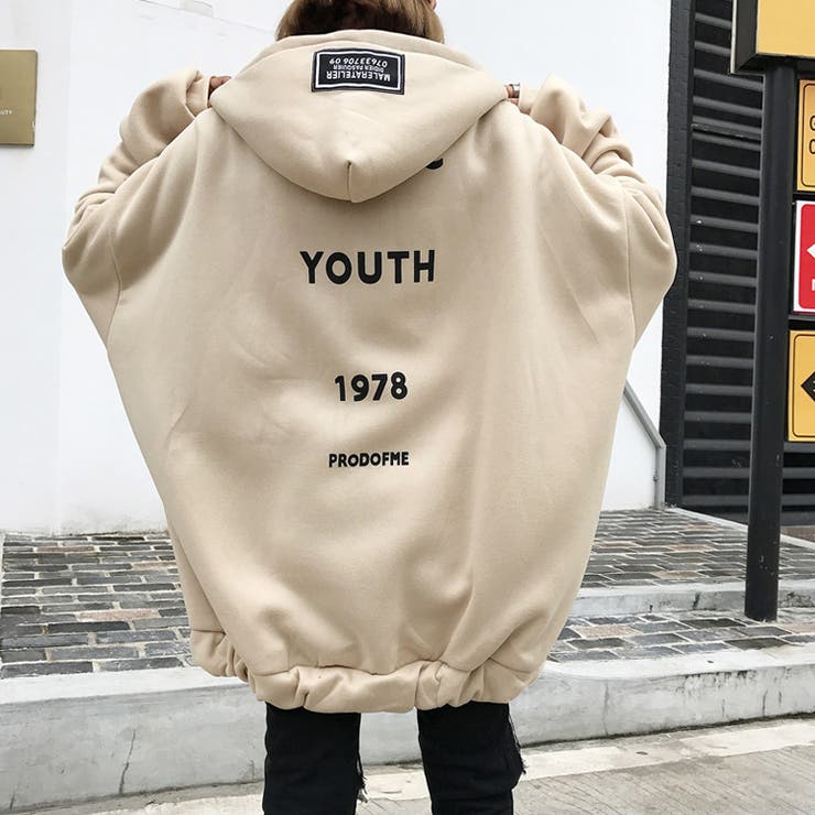 パーカー レディース ビッグシルエット[品番:XO000003549 パーカー レディース ビッグシルエット[品番:XO000003549