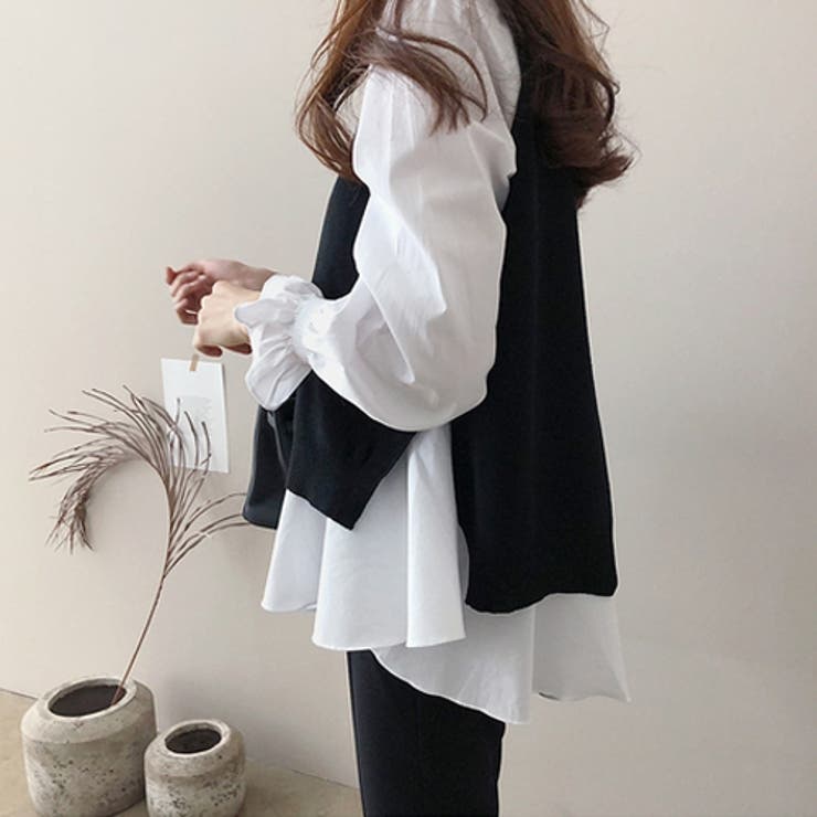 ニットベストシャツセット レディース セット Nxl1266 品番 Xo Svec Women シュベックウーマン のレディース ファッション通販 Shoplist ショップリスト