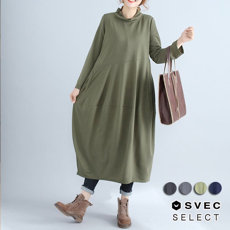 ワンピース スウェットワンピ 体型カバー Nxl1915 品番 Xo Svec Women シュベックウーマン のレディースファッション通販 Shoplist ショップリスト