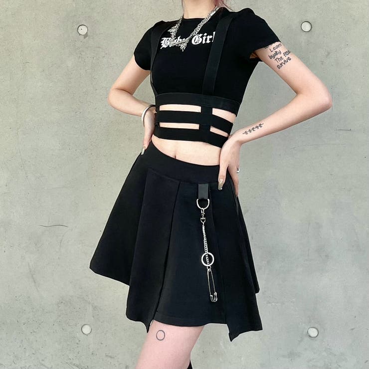 ミニスカート 黒 韓国 ファッション NXLIKOA-0007[品番：XO000004570 