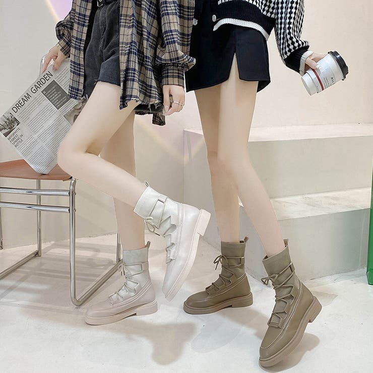 ブーツ レースアップ ソックスブーツ Nxlikpb 0005 品番 Xo Svec Women シュベックウーマン のレディースファッション通販 Shoplist ショップリスト