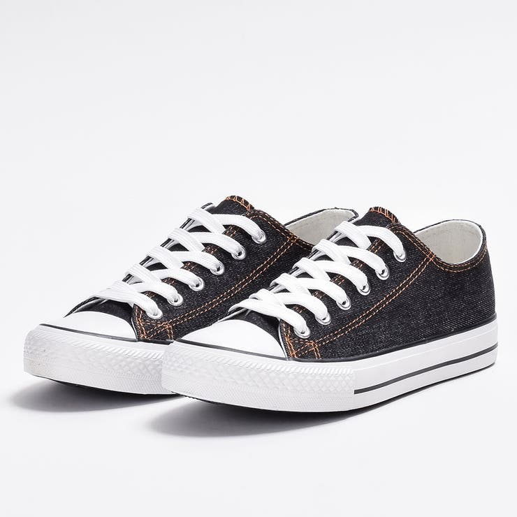 デニムブラック | キャンバス スニーカー / ローカット | SVEC